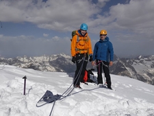 dome des ecrins - sommet